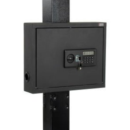 Wall-Mount Laptop Security Cabinet, 19-3/4""W x 4-3/4""D x 15-3/4""H, Gray -  GLOBAL EQUIPMENT, 249329A